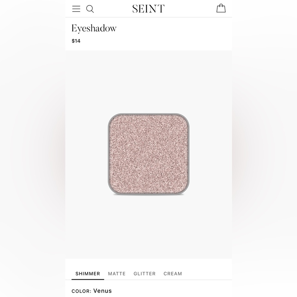 Seint Eyeshadow- Venus BNIB